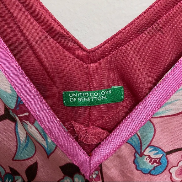 VINTAGE United Colours of Benetton Dress 90s 2000s Y2K VTG - Picture 9 of 16